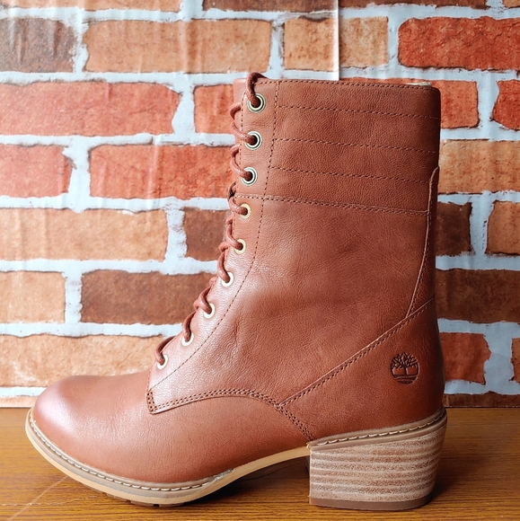 WOMEN'S SUTHERLIN BAY LEATHER BOOTS BROWN NUBUCK - Picture 2 of 8